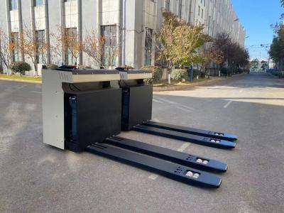 中国 Side Standing Handling Pallet Stacker Load Capacity 5000kg AC Drive Electronic Steering 販売のため