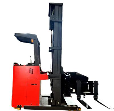 Cina 1.5 Tons Narrow  Passageway Pallet Stacker Electric Forklift Stacker  Body Move Forward for Driving in vendita
