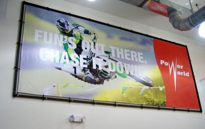 China one way vision / huge Vinyl Banner Printing for advertising / outside billboard banner for sale