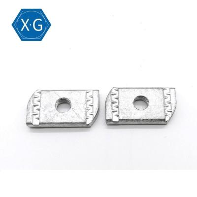 China Steel Solar Panel Fasteners Hot Dip Galvanized Strut Channel Nut Without Spring for sale