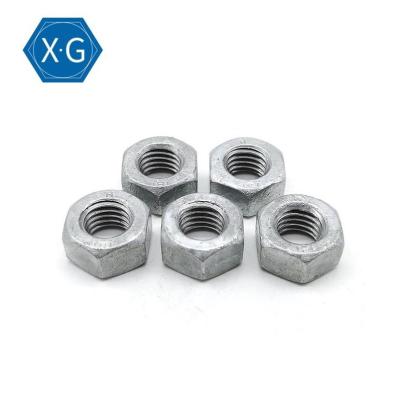 China Steel Class 8 Solar Panel Fasteners HDG DIN 934 Hex Nut M16M20M24 for sale