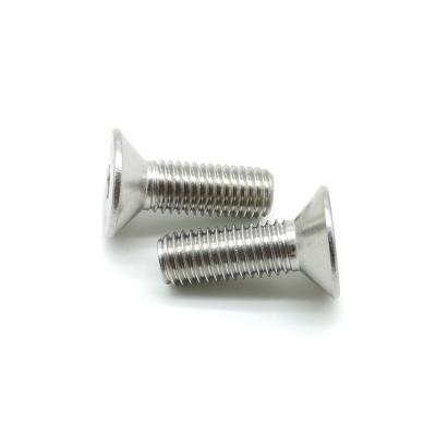 China 316 Stainless Steel Screws Nuts Bolts DIN7991 Hexagon Socket Countersunk Head Cap Screws M16 M10 M8 M4 for sale