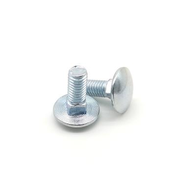 China ASME B18 5 Zinc Plated Bolts And Nuts Grade 2 Carriage Coach Bolt Round Head Square Neck for sale