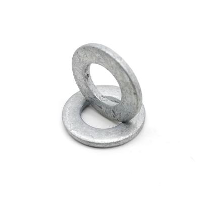 China ISO 7089 DIN 125A Flat Washer Steel 200HV Hot Dip Galvanized Finish for sale