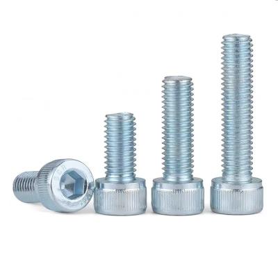 China Fully Threaded Socket Head Cap Screws Zinc Plated Class 12.9 Alloy Steel for sale