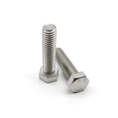 China ASTM F593 SS 316 Hex ASME ANSI B18 2.1 Bolts Stainless Steel Hex Head Cap Screws for sale