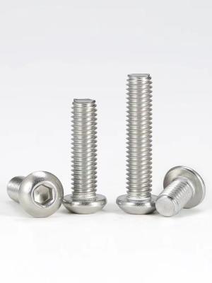 Chine 316 Stainless Steel Hex Drive Round Head Screws ISO7380 à vendre