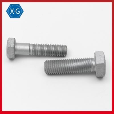 China Structural High Strength Bolts HDG Heavy Hex Cap Screw Coarse 2A for sale