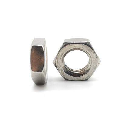 China Chamfer A2 035 Stainless Steel Hex Nuts DIN 439 Jam Thin Hexagon Nuts for sale