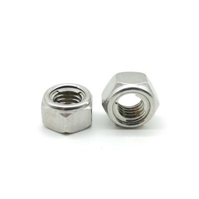 China GB 6184 Stainless Steel Metric Nuts Spring Stop Metal Insert Lock Nuts for sale