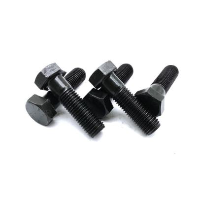 China Hex Head High Strength Bolts ISO4014 GB5782 Class 10.9 Black Partial Thread Bolt M6 M48 for sale