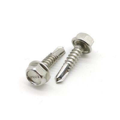 China DIN7504K Self Tapping Stainless Steel Screws For Metal 316 Hex Washer Head for sale