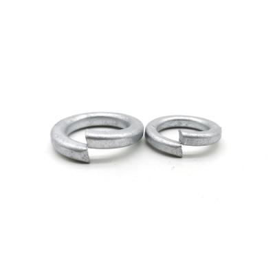 China HDG Spring Steel Washers Hot Dip Galvanized Split Lock Washers GB93 for sale