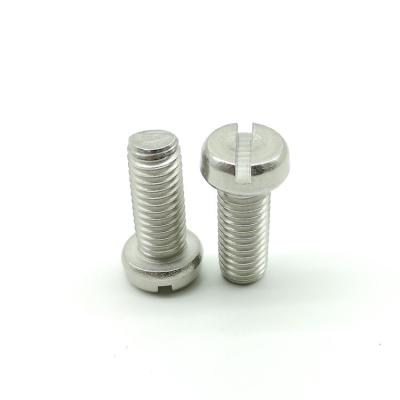 China Stainless Steel M5 M2 Slotted Cheese Head Machine Screw A2-70 DIN 84 for sale