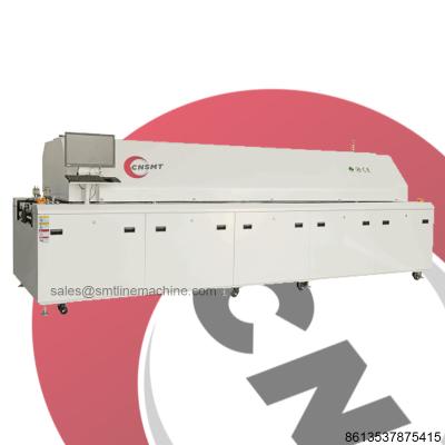 Cina 8 zone di riscaldamento forno SMT reflow soldering 380V per led PCB board in vendita