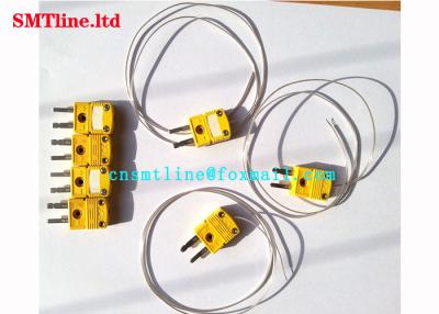 China Yellow Color SMT Reflow Oven Thermocouple K Type Couples With 0.5m Cable for sale