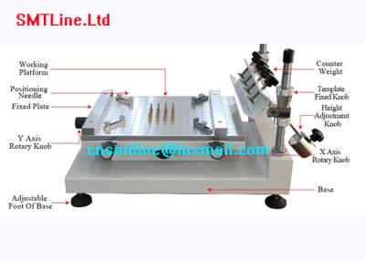 China O tampo da mesa conduziu o peso da máquina de impressão 12KG da tela do PWB da impressora do estêncil de SMT à venda