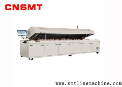 China Aluminum SMT Lead Free Reflow Oven CNSMT-RF3008 Up / Down 10 For LED Driver Pcb for sale