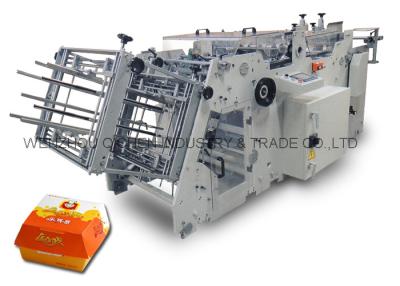 China Hot & Gule Sealing Automatic French Fries Box Making Machine High Output for sale