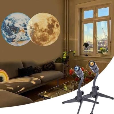 China Moon Projection Lamp Creative Galaxy Light Projector Background Atmosphere Night Light Party Decor Birthday Gift Photo P for sale
