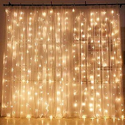 China 3x1/3x2/3x3m led wedding fairy string light christmas lights led fairy light garland for garden party curtain decorat for sale