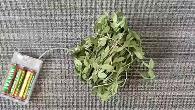 China Artificial Ivy Garland Fake Vines Green Leaves Hanging Vine Fake Plants LED Outdoor String Lights for Wedding Party Garden Wall for sale