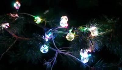 China Connectable Edison bulb fairy festoon decorative outfit cover Christmas outdoor patio led string light for sale
