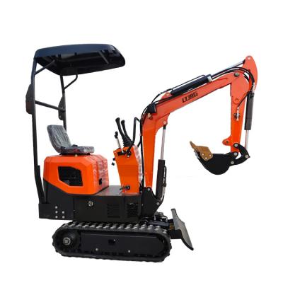 China China 1 ton 1000kg micro Shovel Hydraulic Small Digger Mini Crawler Excavator garden yard check our website for sale