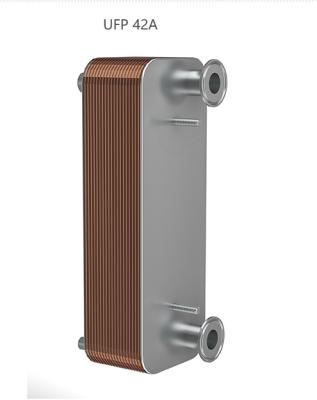 China Unequal Flow Path Heating Plate Heat Exchanger Copper Brazed Heat Exchanger 4.5Mpa for sale