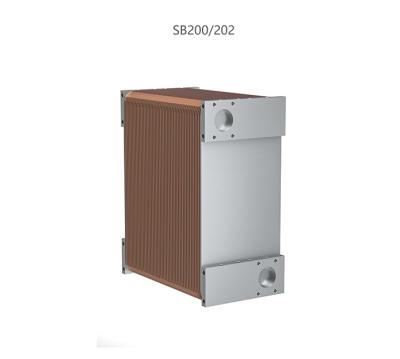 中国 空間節約 工業用銅製製ブレードプレート熱交換器 販売のため