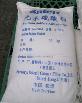Chine CAS N° 7757-82-6 Appliquer au sulfate de sodium, composé essentiel anhydre des textiles à vendre