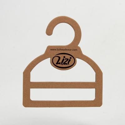 China Custom Printing Recycled Thick Cardboard Paper Hanger For Headwear for sale