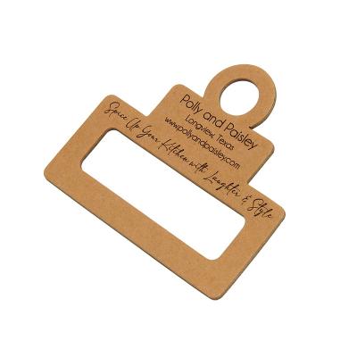 China Sustainable Recycled Kraft Paper Cardboard Hanger for Duster Cloth Cleaning Cloth for sale