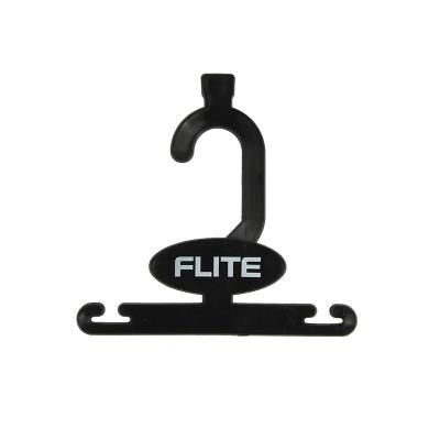 Cina Logo stampato su misura Calzature in plastica nera Anello per appendere i sandali Flip-flops in vendita
