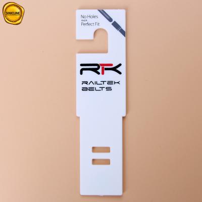 China Customized Unfold White Shop Display Hooks 40mm*153mm for sale