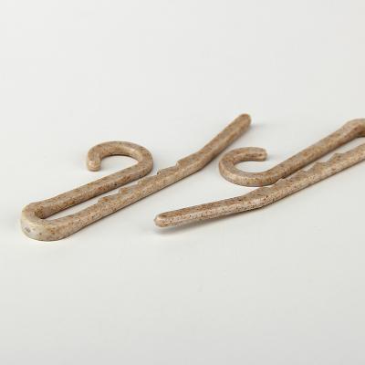 China Gancho personalizado da peúga da corda da etiqueta da peúga do PLA de Eco ganchos plásticos amigáveis à venda