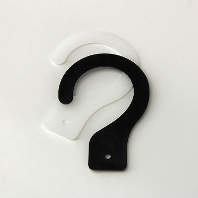 China Simple White Black Solid Color Small Plastic Hooks Without Logo for sale