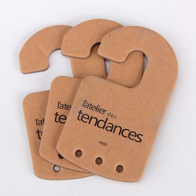 China Eco Friendly Punching Hole 2.5mm Cardboard Hangers For Scarves for sale