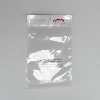 China Customed Opp Self Adhesive Clear Plastic Bag With Header for sale