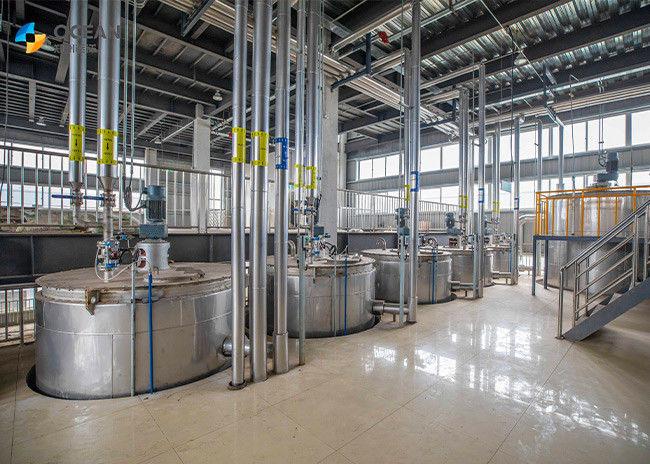 Projeto Turnkey bruto 0 do equipamento de processo do fracionamento do óleo animal de óleo 10-1000T/D comestível
