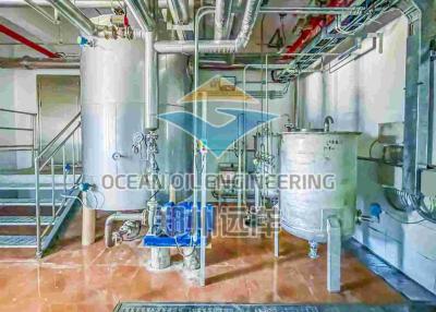 China Fully Automatic Continuous Edible Oil Refinery Plant 10-5000 TPD For Oil Processing for sale