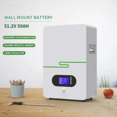 China 2.56KWH Solar Powerwall Battery LiFePO4 SHome Energy Storage System for sale