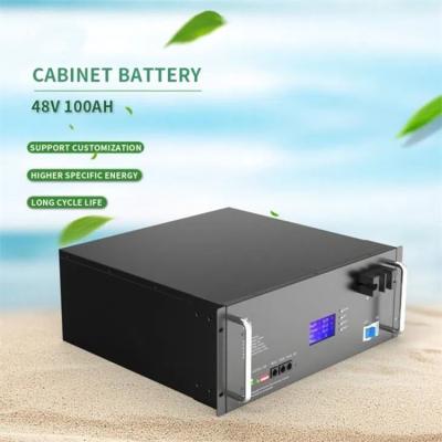 China Solar Cabinet Battery High Voltage Lifepo4 Lithium Ion Battery Pack for sale