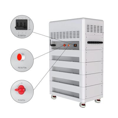 China Home Stackable LiFePO4 Battery Energy Storage Inverter Lithium Batteries 20KW for sale