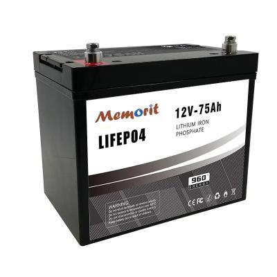 China Energy Storage Lead Acid Replacement Battery Pack 12V 75AH LFP Lifepo4 Battery for sale