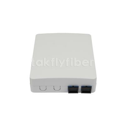 China UL94-V0 SC Fiber Optic Face Plate 1Port 2Port FTTH Socket Indoor Desktop Wall Mounted for sale