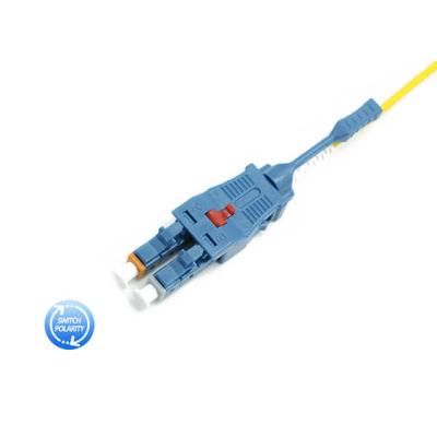 China OS2 LC Uniboot Patch Cord G657A1 Fiber Polarity Changeable Singlemode for sale