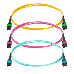 China 72 Cores Mpo Mtp Fiber Patch Cord For ATM Using for sale