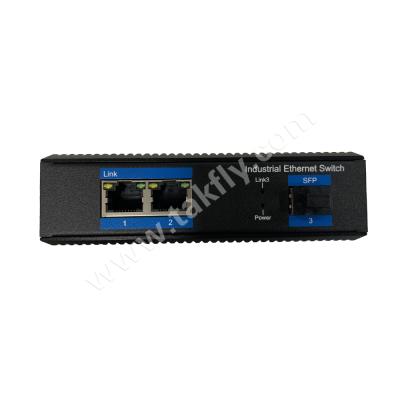 China Interruptor Ethernet POE industrial de 2 puertos Gigabit con ranura SFP en venta
