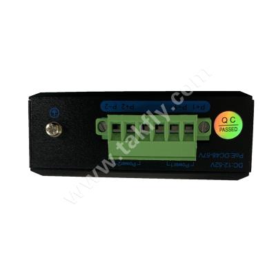 China Interruptor Ethernet POE industrial de 2 puertos Gigabit con ranura SFP en venta